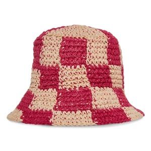 Steve Madden Straw Bucket Hat